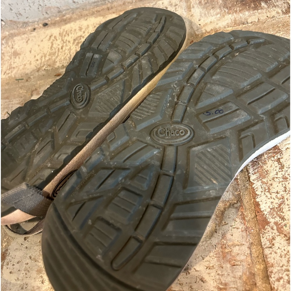 Chaco Blue and Gray Sandals - Picture 3 of 5